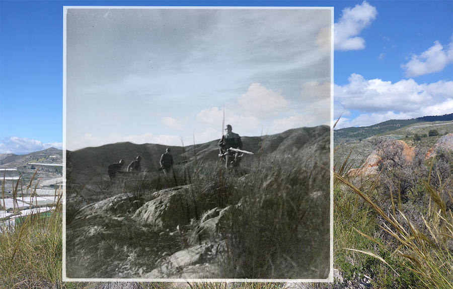 El perfil de esta foto es el de la Hoya del Barco, los Tajos sobre Calahonda. 