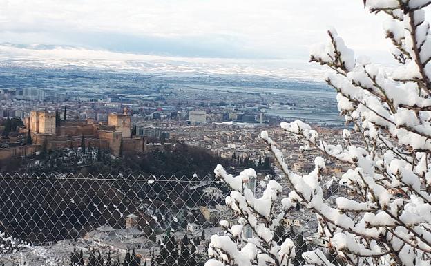 El día después de la gran nevada en Granada