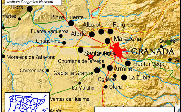 Un terremoto de magnitud 3 alerta a Granada