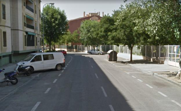 Calle Rigoberta Menchu, en la que se produjo la detención. 