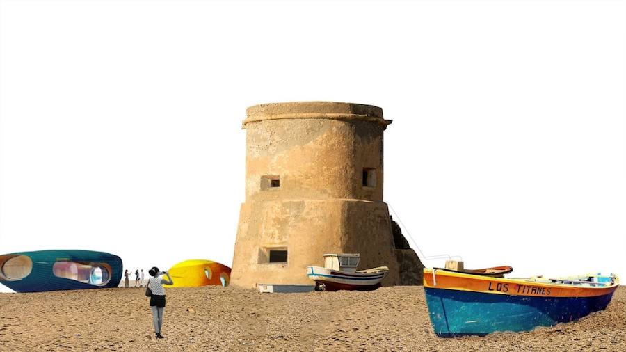 Así será la reforma del torreón de Cabo de Gata de Almería