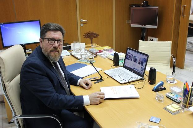 Rodrigo Sánchez, consejero de Agricultura, Pesca y Desarrollo Rural. 