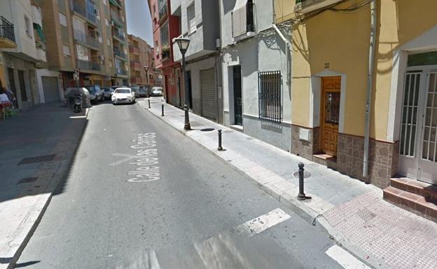 Calle motrileña donde ocurrió el suceso