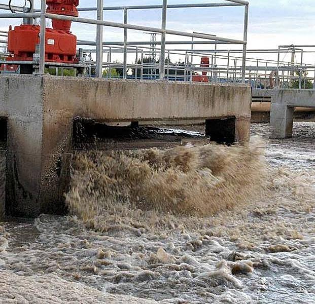 Una depuradora de aguas residuales de la provincia de Jaén en una imagen de archivo. 
