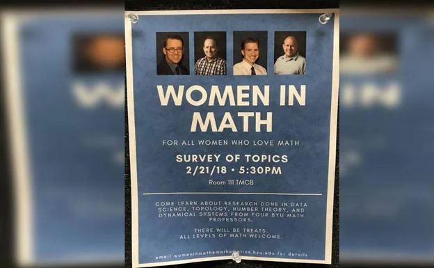 Polémica por una charla sobre "mujeres matemáticas" sin mujeres