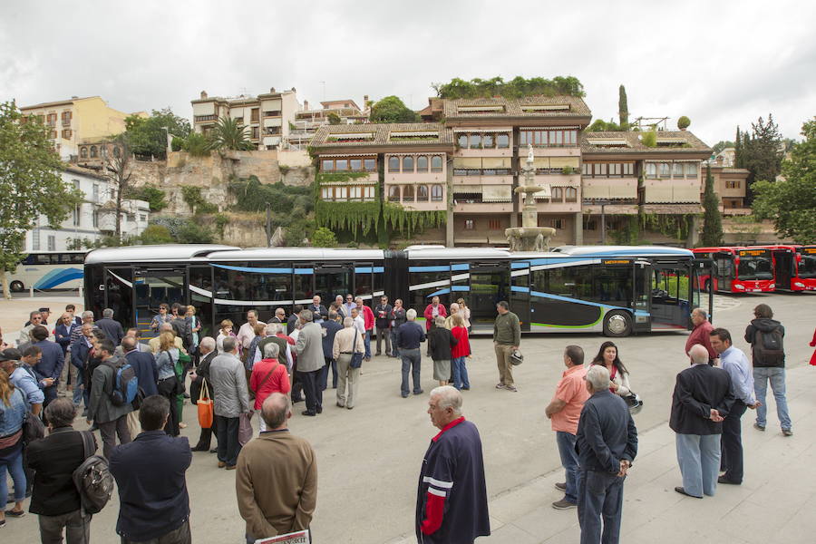 Presentación de los nuevos autobuses de la Linea de Alta Capacidad. 28/05/2014 