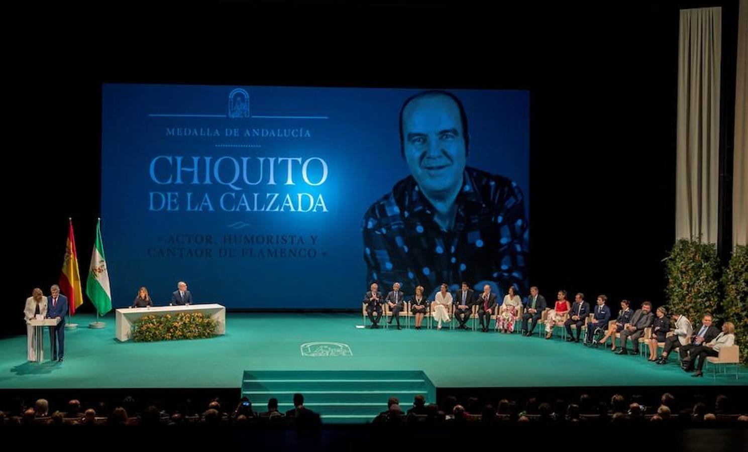 Andalucía celebra el día de la comunidad con un pleno institucional en el Parlamento y con el acto de entrega de medallas y de título de Hijo Predilecto de la región, presidido por la jefa del Gobierno andaluz, Susana Díaz