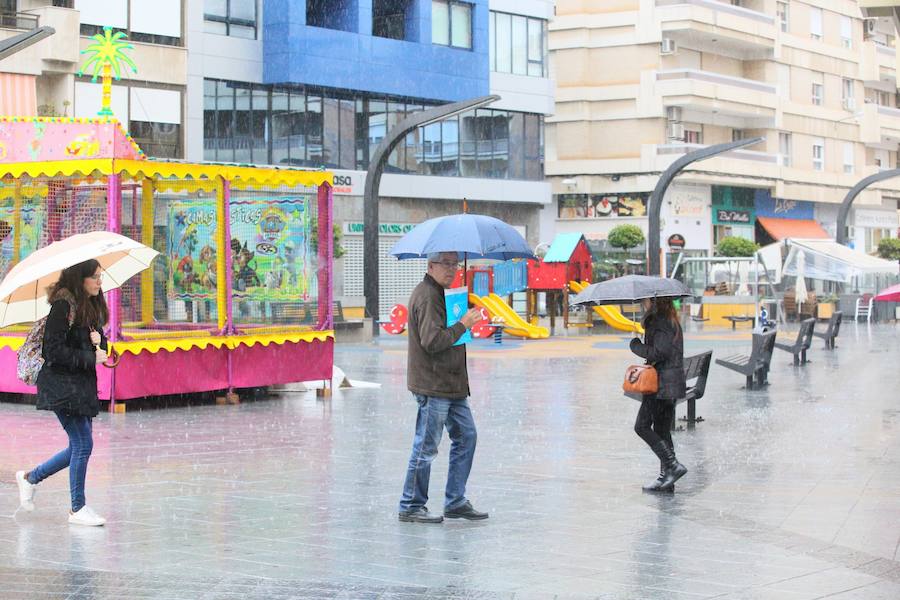 La Costa de Granada, en alerta naranja por lluvias