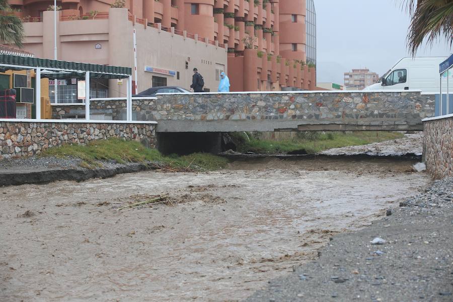 Las lluvias están dejando estampas como esta en toda la Costa Tropical