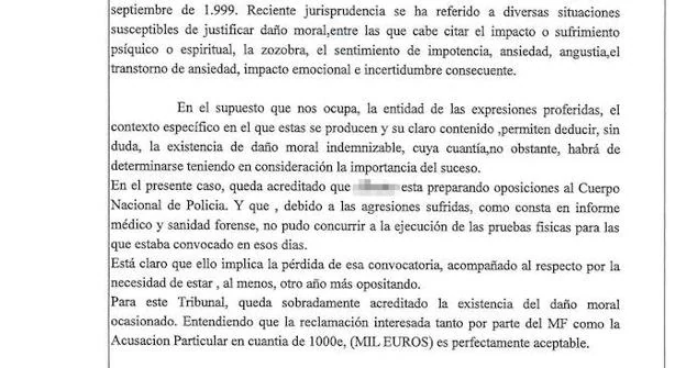 El fallo revela que un DVD con la secuencia de la agresión ha sido crucial para el desenlace. 