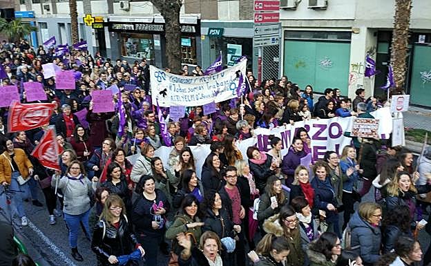 Multitudinaria manifestación en Jaén