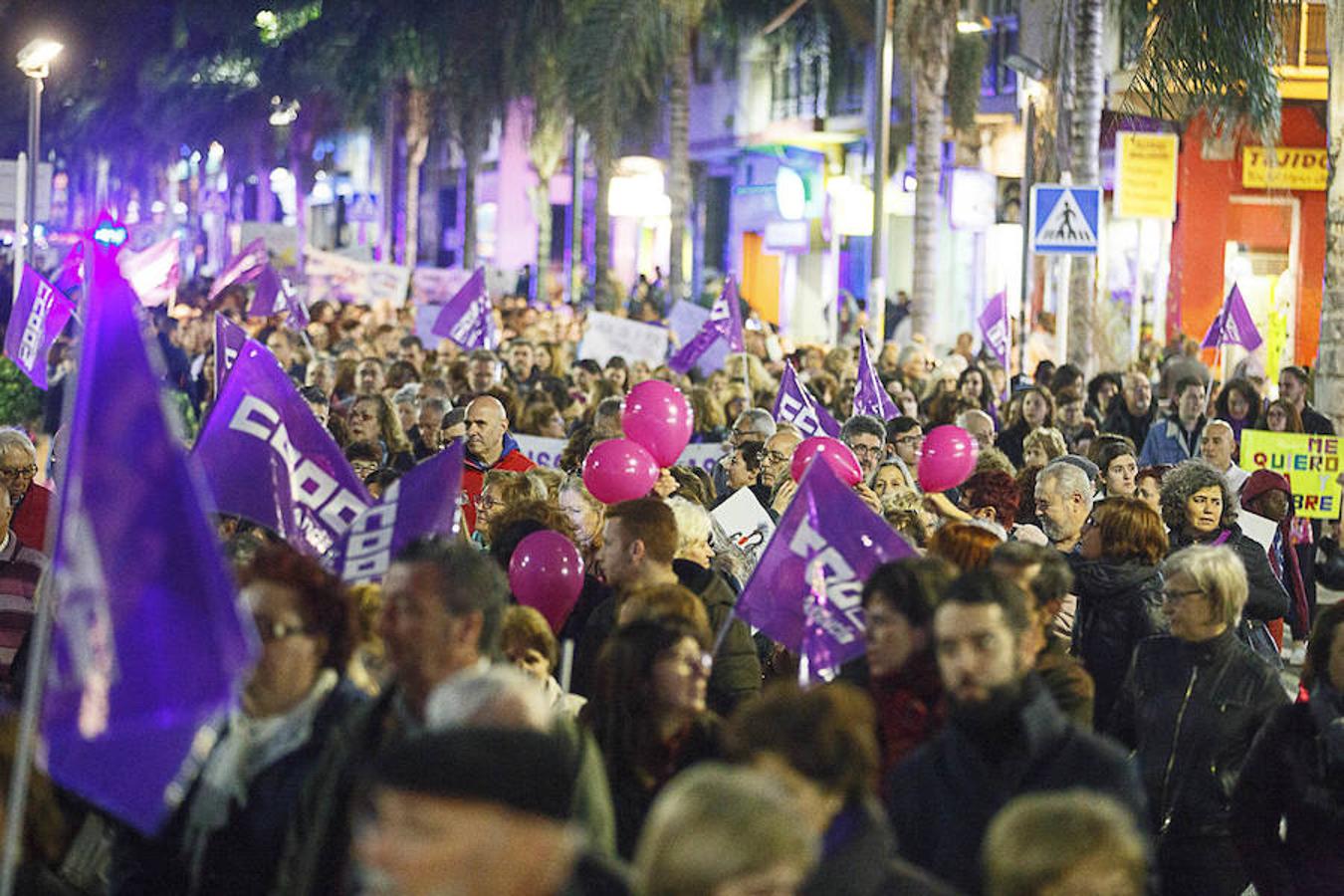 Las imágenes del 8M en Motril.