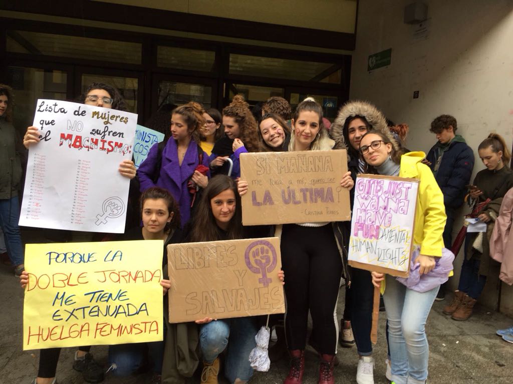 La jornada del 8M se vivió con intensidad en la capital.