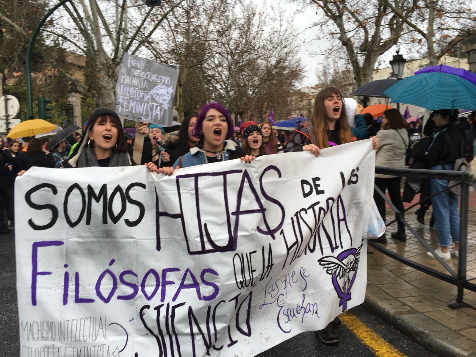 La jornada del 8M se vivió con intensidad en la capital.