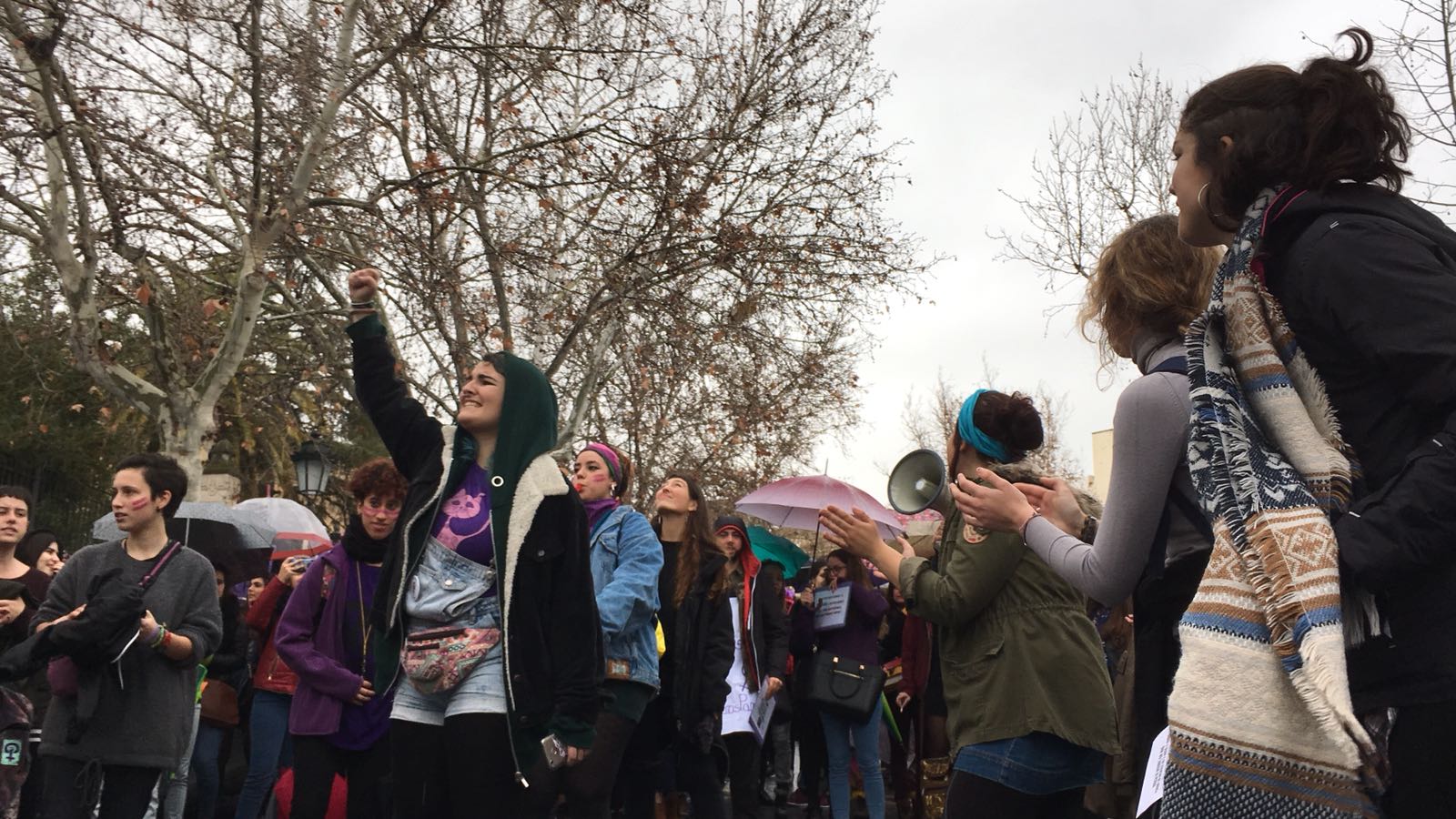 La jornada del 8M se vivió con intensidad en la capital.