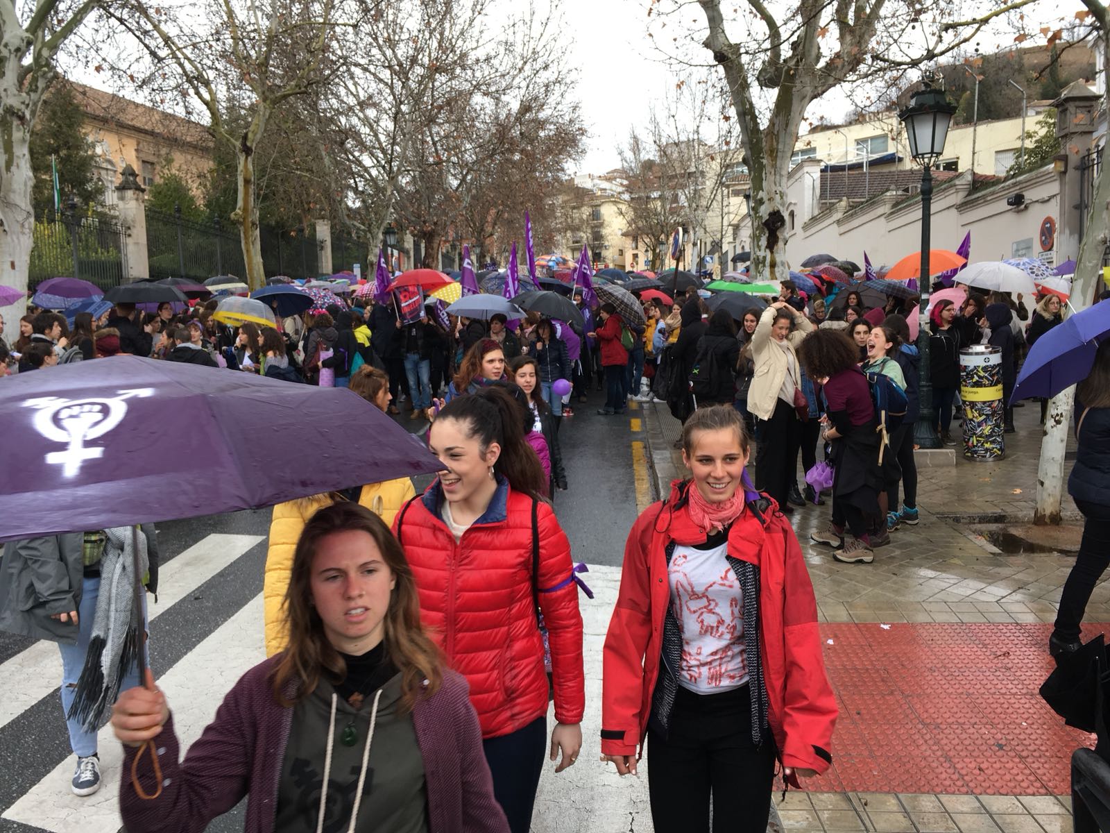 La jornada del 8M se vivió con intensidad en la capital.
