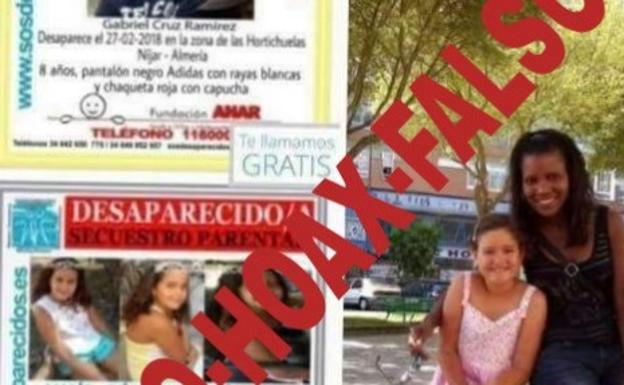 Alertan del bulo sobre la pareja del padre de Gabriel: no secuestró a otra niña