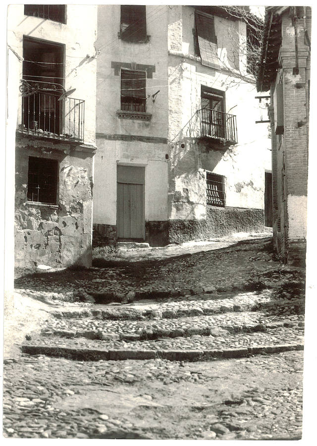 Calle del barrio de San Ildefonso en 1978