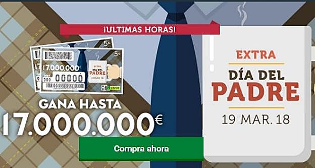 17 millones en el Sorteo de la Once del Día del Padre 2018. ¿Qué número llevas?
