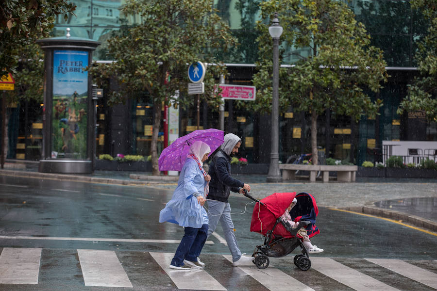Este martes 20 de marzo ha llovido, casi nevado y ha salido el sol en cuestión de minutos