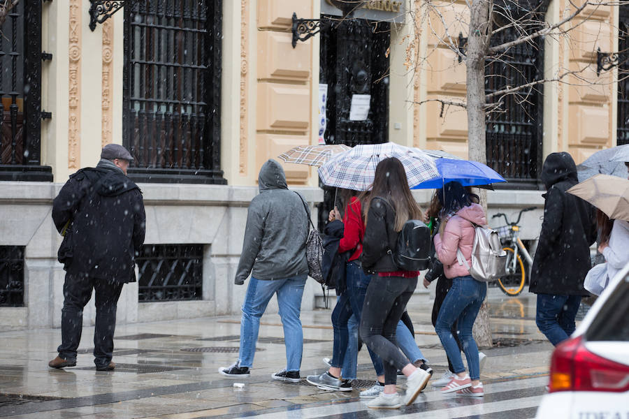 Este martes 20 de marzo ha llovido, casi nevado y ha salido el sol en cuestión de minutos