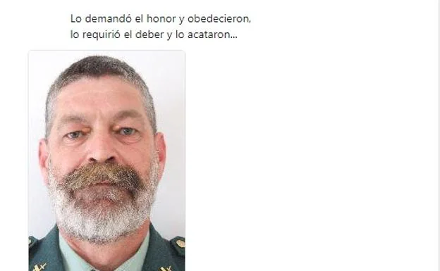 El emotivo homenaje de la Guardia Civil a Diego, el agente hallado muerto en Guillena