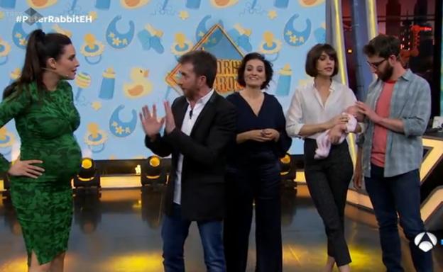 Pilar Rubio, con un centímetro dilatada y en El Hormiguero