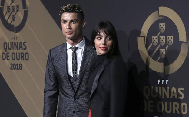 Cristiano Ronaldo y Georgina Rodríguez juntos en la Quina de Oro