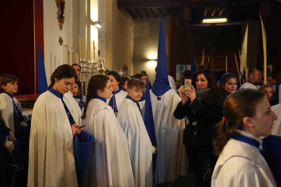 La hermandad tendría que haber puesto su Cruz de Guía en la puerta de la iglesia de San Andrés a las 16.00 horas