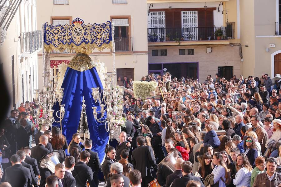 La localidad costera vive su Domingo de Ramos