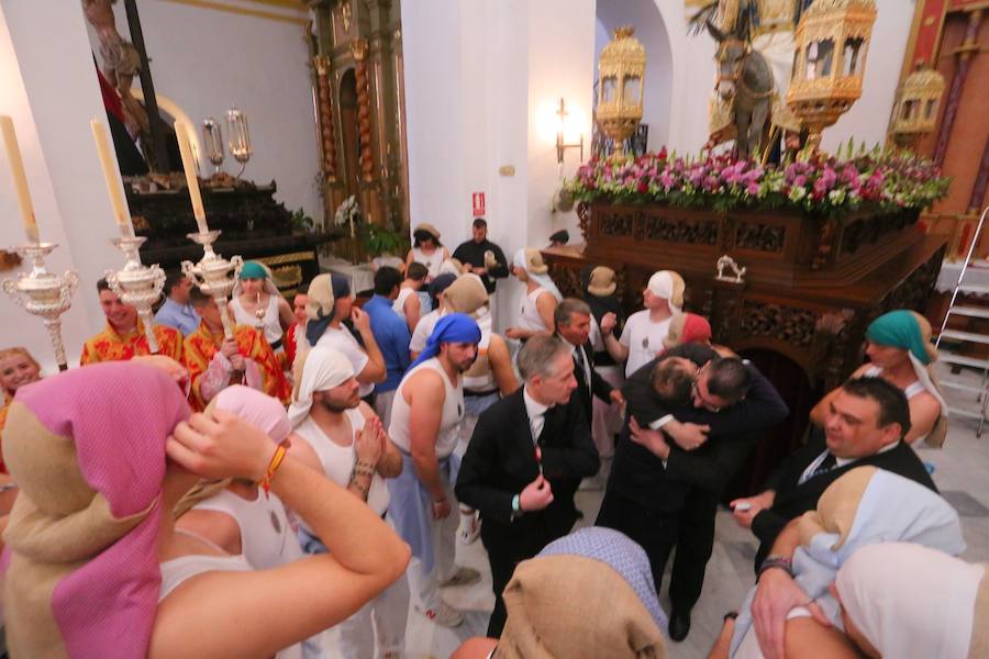 La localidad costera vive su Domingo de Ramos