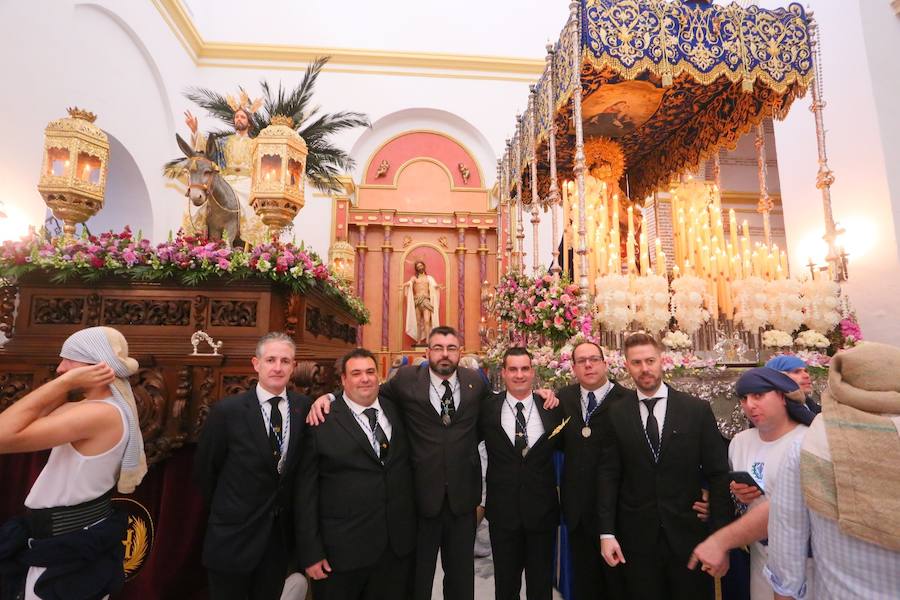 La localidad costera vive su Domingo de Ramos