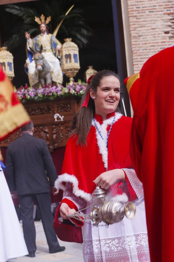 La localidad costera vive su Domingo de Ramos