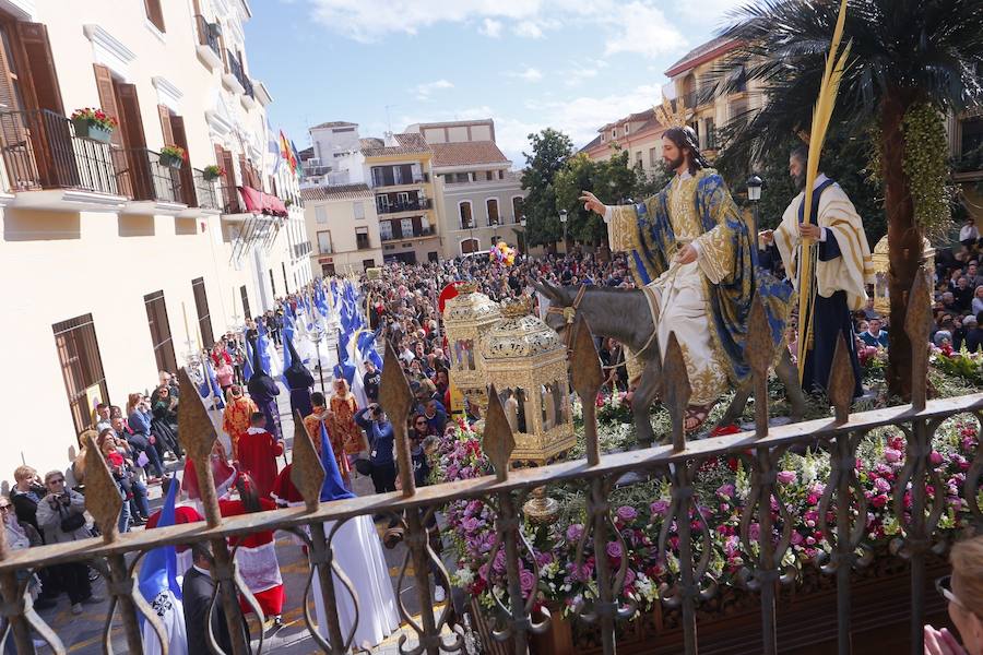 La localidad costera vive su Domingo de Ramos