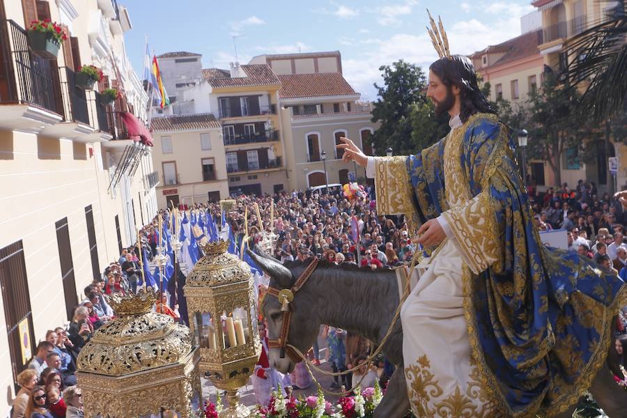 La localidad costera vive su Domingo de Ramos