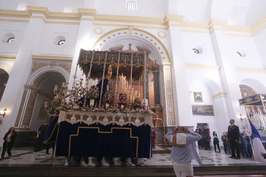 La localidad costera vive su Domingo de Ramos