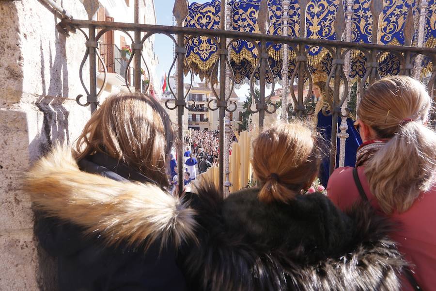 La localidad costera vive su Domingo de Ramos