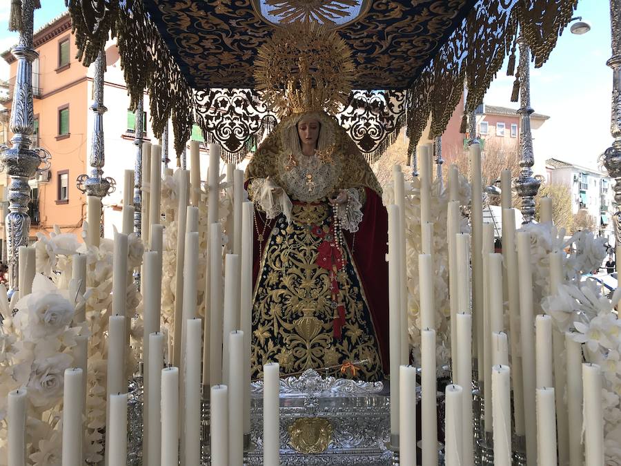 Nuestra Señora de la Luz, por las calles de la ciudad. 