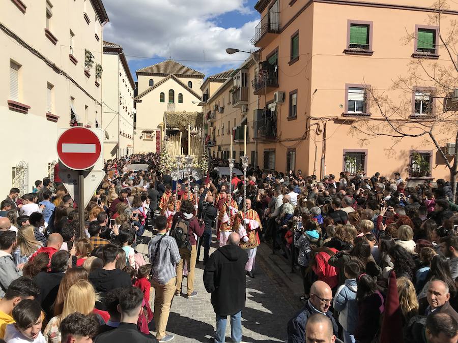 Nuestra Señora de la Luz, por las calles de la ciudad. 