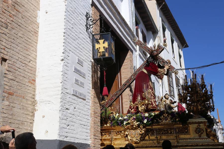 La Real Hermandad del Santo Via-Crucis, cofradía de Nazarenos de Nuestro Padre Jesús de la Amargura, María Santísima de las Lágrimas y Nuestra Señora de los reyes.