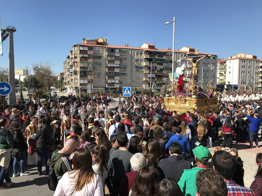 El Cristo de la Lanzada y María Santísima de la Caridad abren el Martes Santo desde la parroquia de Nuestra Señora de los Dolores