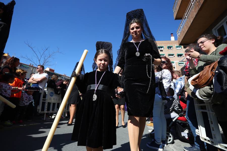 El Cristo de la Lanzada y María Santísima de la Caridad abren el Martes Santo desde la parroquia de Nuestra Señora de los Dolores