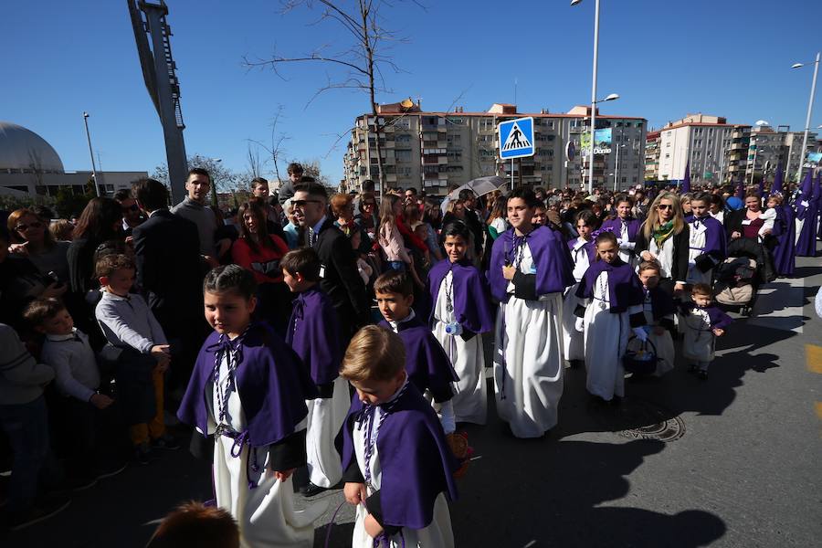 El Cristo de la Lanzada y María Santísima de la Caridad abren el Martes Santo desde la parroquia de Nuestra Señora de los Dolores