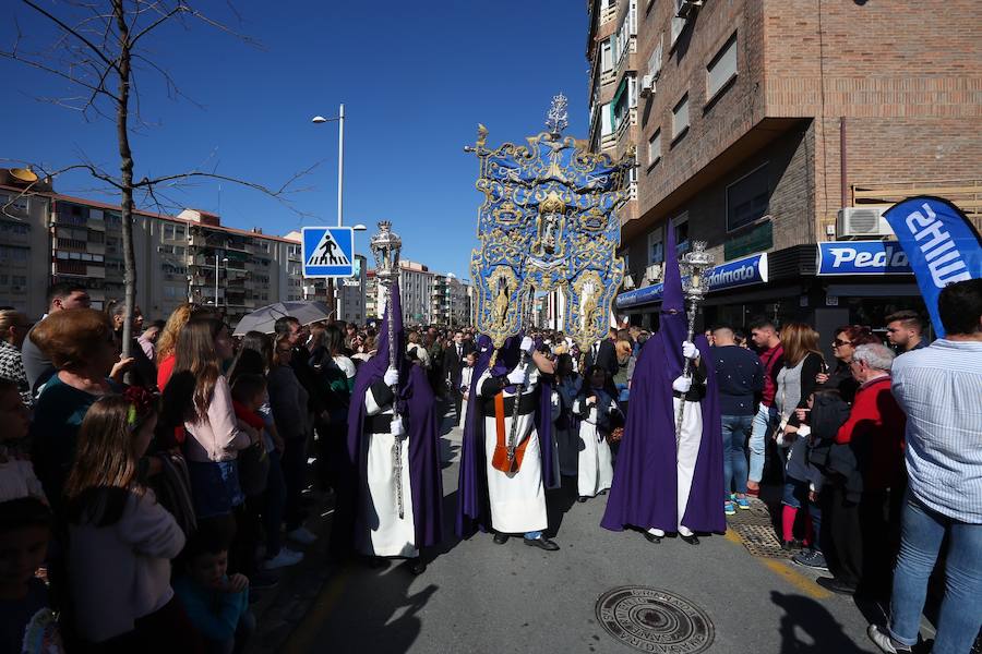 El Cristo de la Lanzada y María Santísima de la Caridad abren el Martes Santo desde la parroquia de Nuestra Señora de los Dolores