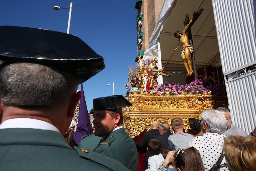 El Cristo de la Lanzada y María Santísima de la Caridad abren el Martes Santo desde la parroquia de Nuestra Señora de los Dolores