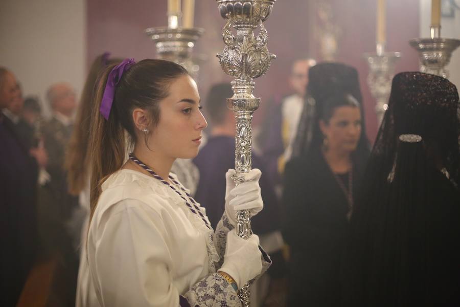 El Cristo de la Lanzada y María Santísima de la Caridad abren el Martes Santo desde la parroquia de Nuestra Señora de los Dolores