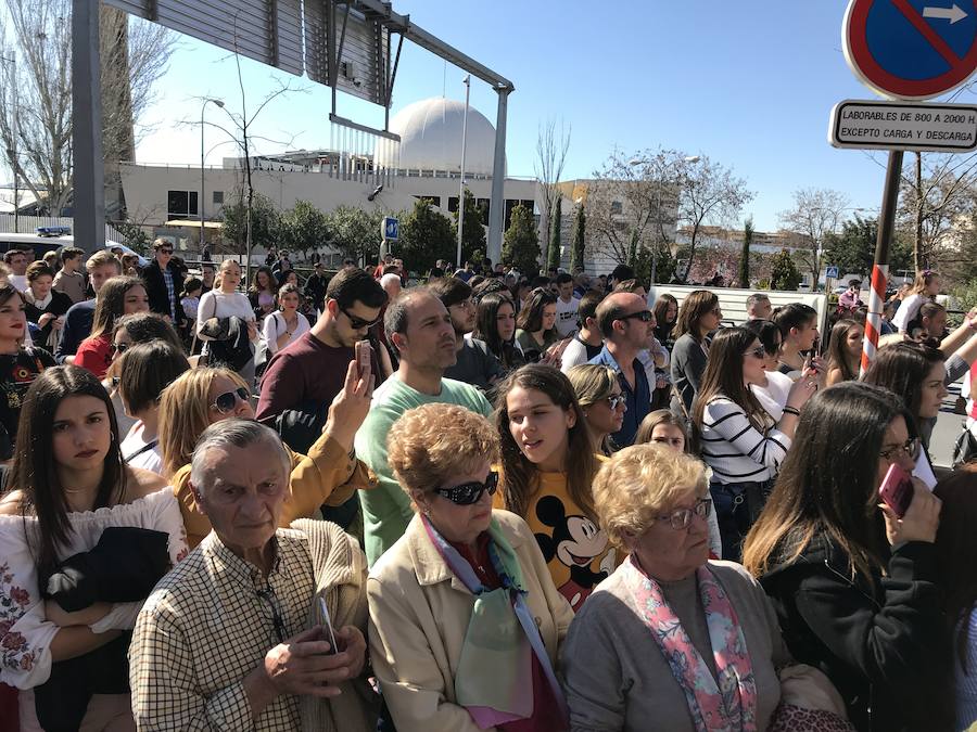 El Cristo de la Lanzada y María Santísima de la Caridad abren el Martes Santo desde la parroquia de Nuestra Señora de los Dolores