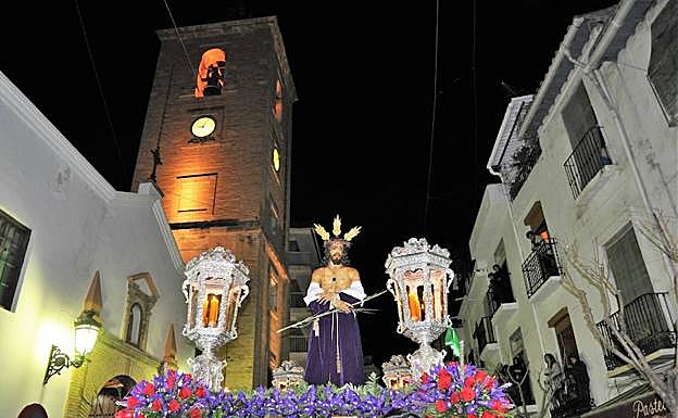 Esta noche procesiona en Lanjarón la Hermandad del Ecce-Homo y María Santísima