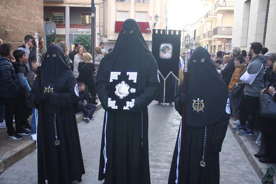 Solemne estación de penitencia de la hermandad del Santísimo Cristo del Mar, Nuestra Señora de las Lágrimas y San Juan Evangelista en el Monte Calvario