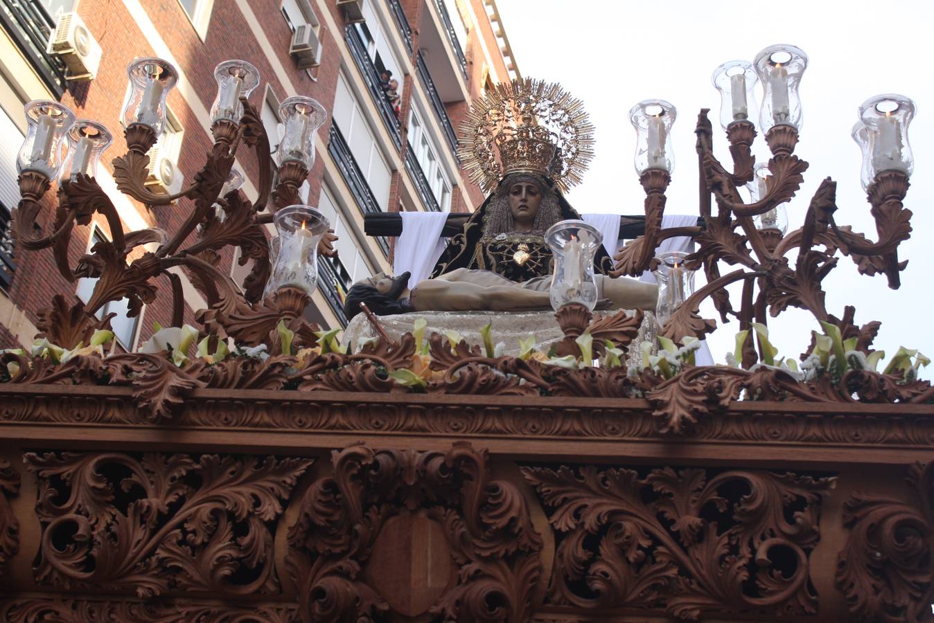 La hermandad recorre el casco histórico de Almería